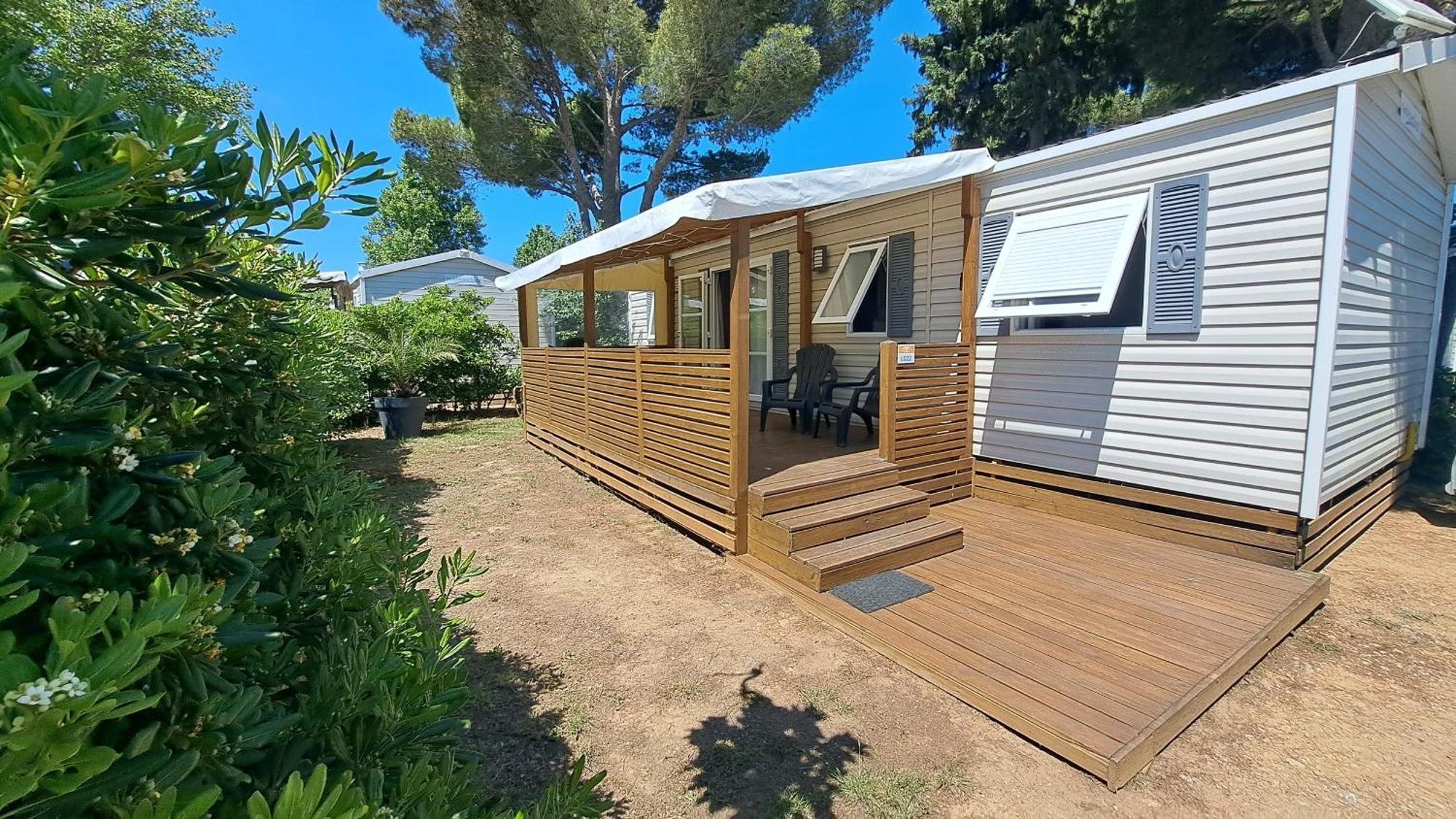 Mobile Home Climatise 3 Chambres A Narbonne Plage ภายนอก รูปภาพ
